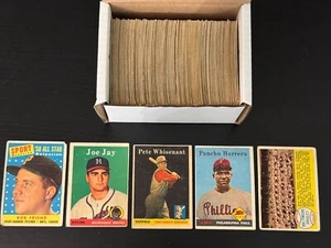 (218) Lote de tarjetas de béisbol Topps 1958 de colección, baja calidad, *SEWALL* - Imagen 1 de 3