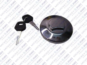 For Suzuki SJ410 413 LJ Chrome Fuel Tank Cap + Lock Samurai Sierra Drover Gypsy - Picture 1 of 3