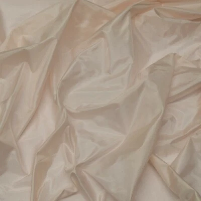 Blush Pink Tissue Taffeta Silk 100% Silk Fabric, 0.85 Yard Pc 44" Wide (TS-7311) - Image 1 of 3