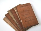 Antique Railroad Conductor Ledgers Lime Rock Railroad Company Rockland, Maine