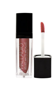 Palladio Velvet Metallic Cream Lip Color Sassy Raspberry Lip Stick Vegan 