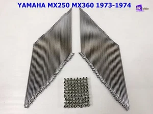 Fit YAMAHA MX250 MX360 1973-1974  FRONT & REAR SPOKE SET CHROME 72Pcs.  #BI5467# - Picture 1 of 7