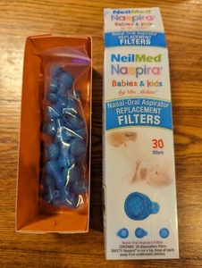 NeilMed Naspira Nasal-Oral Aspirator Replacement Filters 30pk for Babies & Kids - Picture 1 of 2