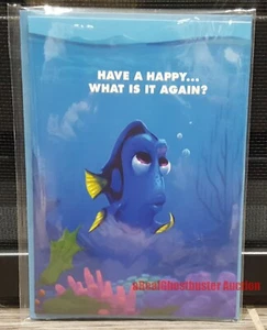 Official Disney Pixar Finding Nemo Dory Embossed Blank Inside Greeting Card New - Picture 1 of 6