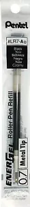 2 Pentel Refills Black Ink for BL57/BL77 EnerGel Liquid Gel Pen 0.7mm Metal - Picture 1 of 1