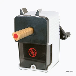 NEU: Spitzmaschine Spitzer Anspitzer Buntstifte dreieckig Jumbo dick 7-12mm wei - Bild 1 von 2