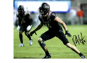 FOTO 8X10 FIRMADA POR PAYTON WILSON NORTH CAROLINA STATE WOLFPACK CON CERTIFICADO DE AUTENTICIDAD #1 - Imagen 1 de 1