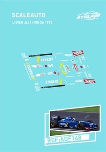 Decals SCALEAUTO LIGIER JS41 HONDA 1995 slot calcas - Imagen 1 de 1