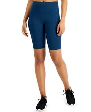 Ideology Biker Shorts Womens Size XS Small Blue Quick Dry UPF 50