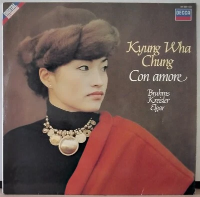 KYUNG-WHA CHUNG - CON AMORE BRAHMS KREISLER DECCA 417 289-1 HOLLAND 1987 ED 1 LP - Image 1 of 4