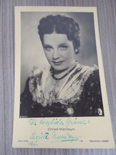 Christl Mardayn, autograph/autograph, film, cinema acting, signed, Ross / FFV
