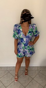 sheike white playsuit