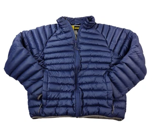 Solstice Down Jacket Men Large - Dark Blue Puffer - Pockets, Winter Warm - Picture 1 of 13