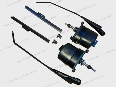2 x Windshield Wiper Motor kit 12 volt For Willys jeep CJ2A CJ3A CJ3B CJ5 - Image 1 of 4