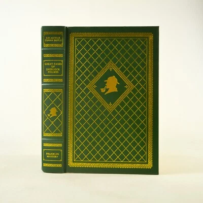Great Cases of Sherlock Holmes - 1987 Franklin Library Leather Edition Foto 1 de 4