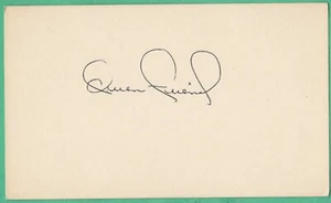 Owen Friend Autographed 3 x 5 Card Baseball Browns Tigers Red Sox Cubs - Picture 1 of 1