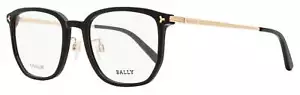 Bally Rectangular Titanium Eyeglasses BY5069H 001 Black 54mm - Picture 1 of 3