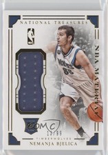 2015-16 Panini National Treasures NBA Material /99 Nemanja Bjelica #24 Rookie RC
