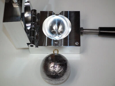 Moldes de 1 cavidad Cbal Sinker 14 a 64 oz elige el tamaño Cannonball Salmon EE. UU. Foto 1 de 4