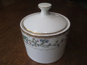 DE COLECCIÓN FARBERWARE DESCONTINUADO PATRÓN WELLESLEY #486 3 7/8" ALTO CUBIERTO AZÚCAR - Imagen 1 de 10