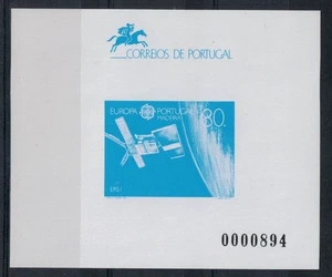 MADERA 1991 Europa 1 Foglietto speciale numerato MNH** - Imagen 1 de 1