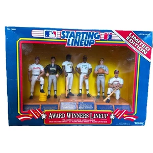 1990 STARTING LINEUP AWARD WINNERS LINEUP LINEUP Barry Bonds Rickey Henderson - Foto 1 di 4