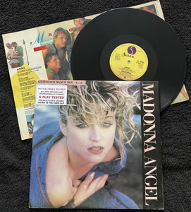 Madonna – Angel (Extended Dance Mix 6:15) 12'' Vinyl INSERT TESTED VG+/VG+ VIDEO - Bild 1 von 11