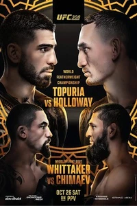 UFC 308 Topuria Vs. Holloway 12x18 Fight Poster - Picture 1 of 1