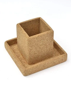 Mara-Mi Cork Pencil Cup with Tray - Picture 1 of 2