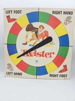 Vintage 1966 Twister Game Milton Bradley Spinner APENAS A - Imagem 1 de 4