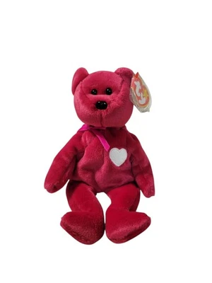 Ty Valentina the Red Bear Beanie Baby 1998 Hang Tag /1999  Tush Tag RARE - Image 1 of 4
