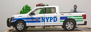 2019 MotorMax 1/24 Scale NYPD Ford F-150 Lariat Crew Cab New - Picture 1 of 4