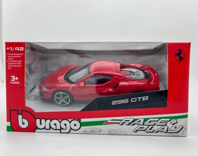 1:43 BURAGO Ferrari 296 Gtb Hybrid 830Hp V6 2021 BU36055 - Photo 1/4