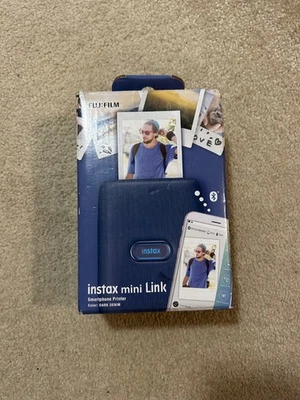 Fujifilm Instax Mini Link Wireless Photo Printer - Dark Denim (16640668) - Image 1 of 4