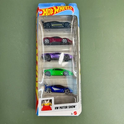 Hot Wheels HW Motor Show 2025 JBJ89 Aston Martin Vulcan Ferrari SF90 Ford GT Car - Image 1 of 4