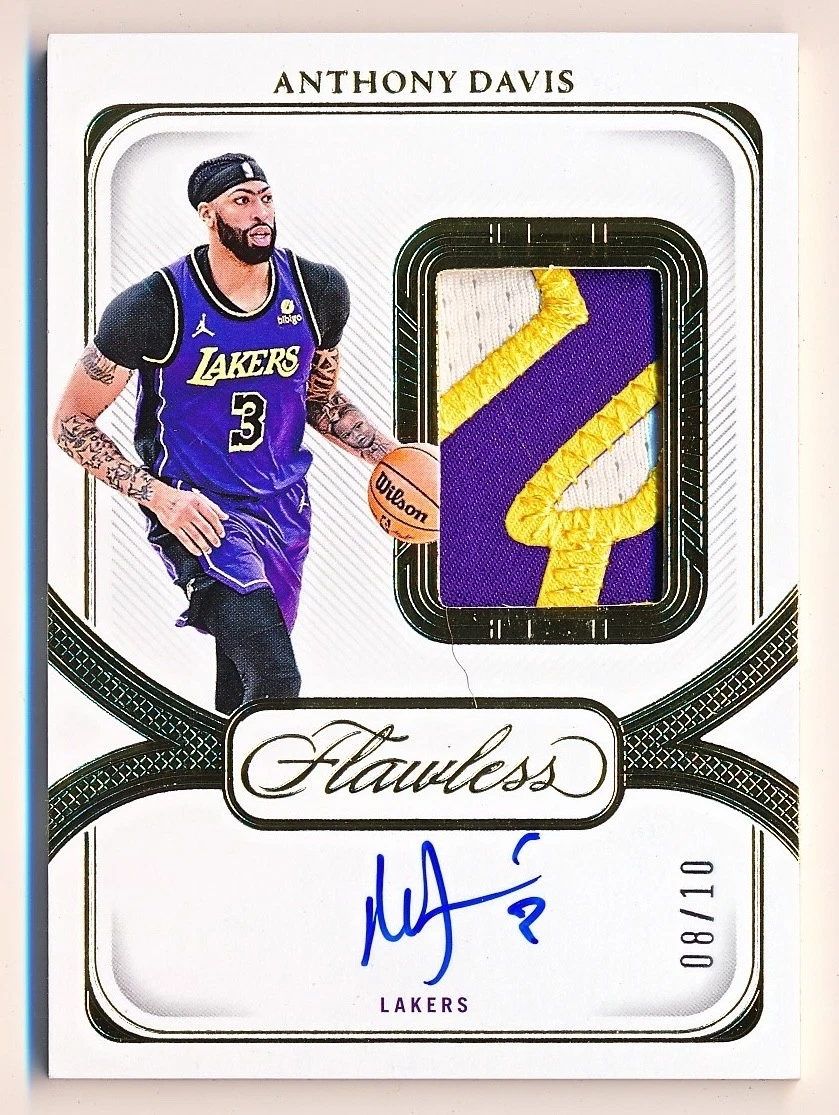 Anthony Davis Autographed Basketball Trading Card Singles for sale