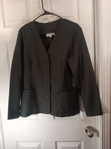 David Strauss Blazer Jacke Größe 16 schwarz (fällt klein aus) - Bild 1 von 8
