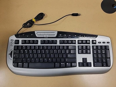 Microsoft KC-0405 Digital Media Pro USB Wired Keyboard   - Image 1 of 2