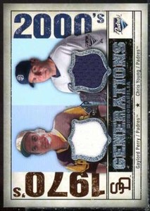Gaylord Perry/Chris Young 2008 SP Legendary Cuts Generations Dual Memorabilia PY