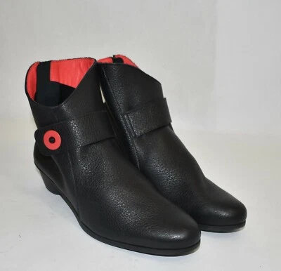 Nuevo botín de cuero negro Arche Cyssmy talla 7 EE. UU. 38 UE precio de venta sugerido por el fabricante $495 Foto 1 de 4