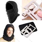 Sports Outdoor Camping Hiking Hat Survival Kit Knife Card Winter Ski Mask Beanie