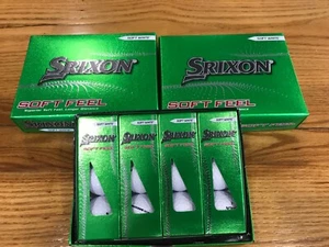 SRIXON SOFT FEEL 3 DOZEN WHITE GOLF BALLS NEW IN BOX - Picture 1 of 2