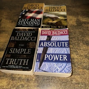 David Baldacci lot of 4 paperback books Stand Alone Novels, Last Man Standing - Picture 1 of 2