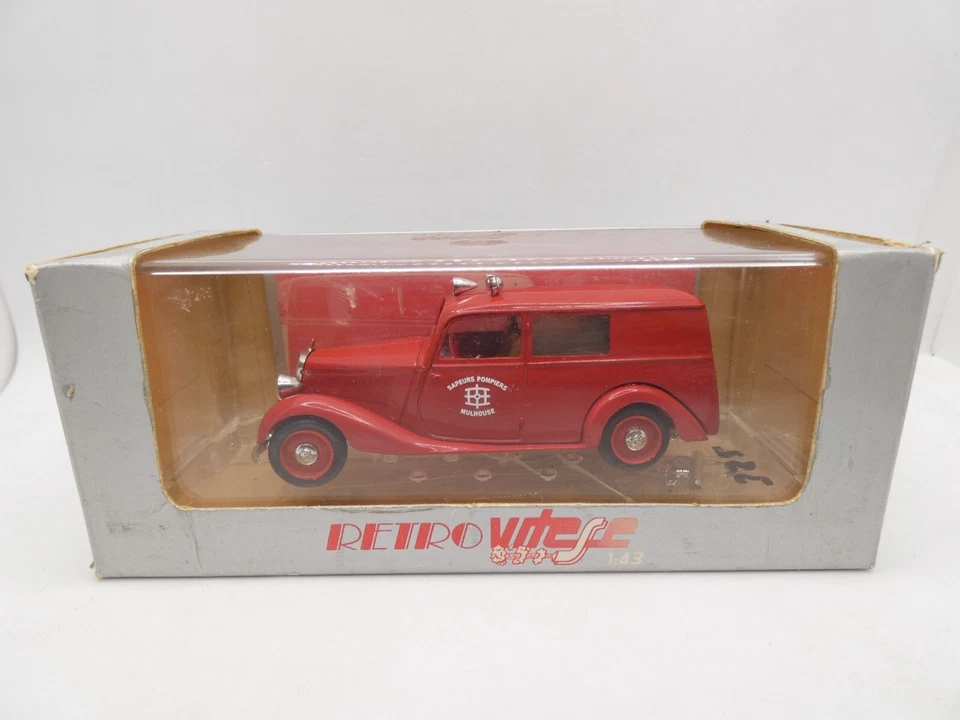 Mercedes 170V Ambulanza Pompieri Mulhouse 352 1/43 Vitesse IN Scatola - Immagine 1 di 1