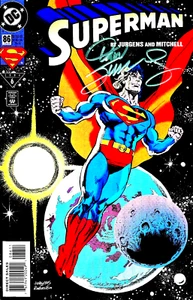 SUPERMAN #86 SUN DEVILS SIGNED BY ARTIST DAN JURGENS - Picture 1 of 3
