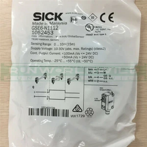 1 Stück Neu für SICK Lichtschranke GSE6-N1112 GSE6N1112 Sensoren Ersatz - Bild 1 von 2