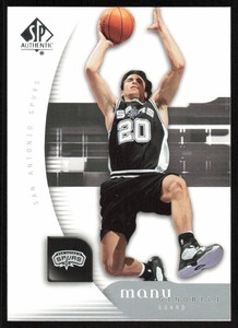 2005-06 SP Authentic Manu Ginobili #76 NM-MT San Antonio Spurs