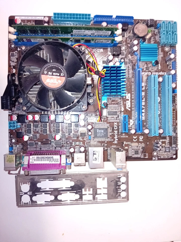 Placa base ASUS M4A78L-M LE + Athlon II 250 a 3 Ghz. + Refrigerador +4 Gb. DDR2 - Imagen 1 de 3