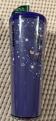 NUEVO Starbucks Halloween 2022 Árbol Brilla en la Oscuridad Ojos Estrellas 24oz Vaso Venti Foto 1 de 4