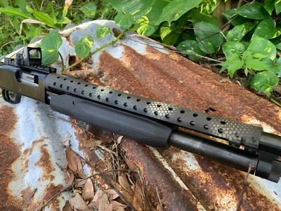 Custom PAINT 4-Piece CAMO GRID Maverick 88 Heat Shield Shotgun 12 GAUGE Barrel - Image 1 of 4